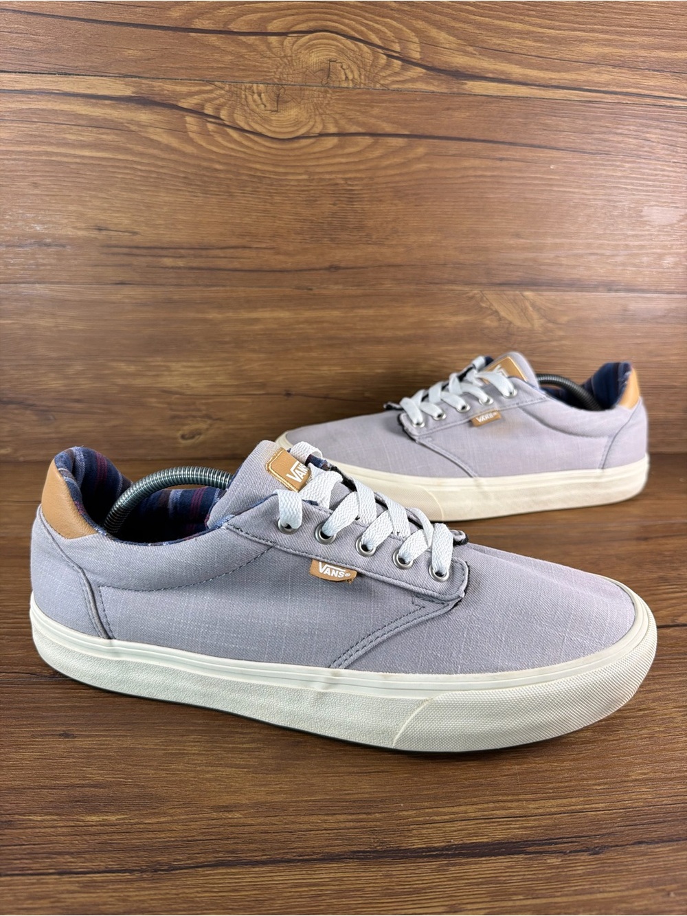 Vans Atwood Men's Low-Top Trainers Grey Sneakers Size 12 Shoes